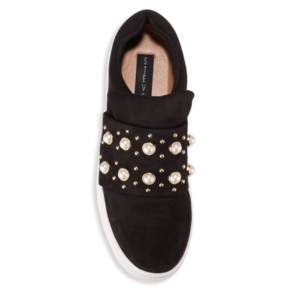 Steve Madden Ditmars Embellished Slip On Sneaker - Picture 2 of 8